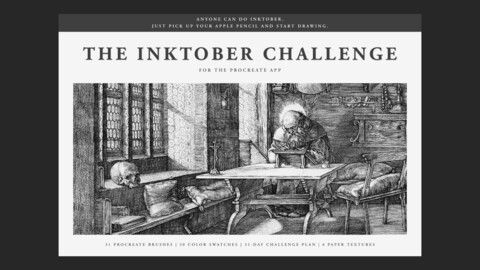 The Inktober Challenge (2024) Procreate Kit