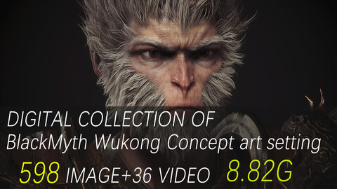 598Image+36Video digital collection of Black Myth Wukong concept art