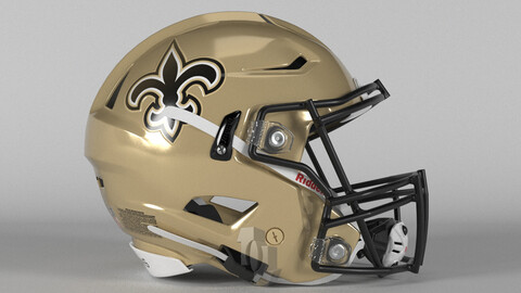 NEW ORLEANS SAINTS Helmet Football NFC SOUTH PBR