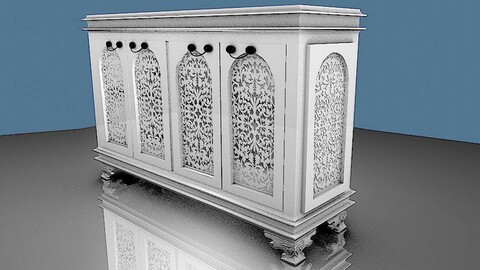 Carved Console