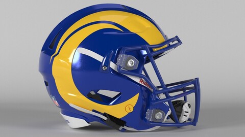 LOS ANGELES RAMS Helmet Football NFC WEST PBR