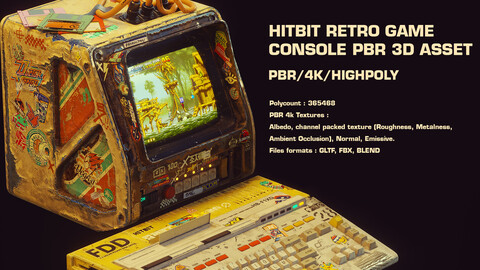 Hitbit Retro Game console