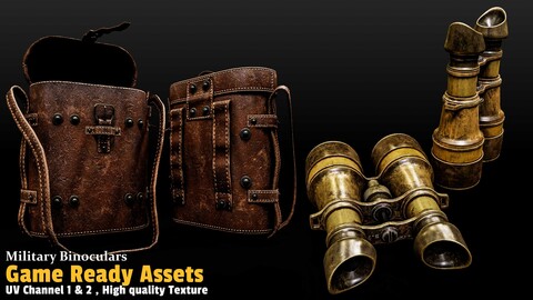 Military Binoculars ww2 - VOL08 (Game Ready)