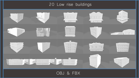 20 Low rise building pack 2