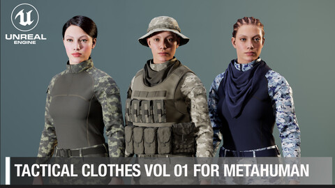 Tactical Clothing Vol 1 For MetaHuman