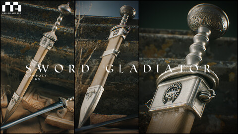 Gladiator Sword_LowPoly