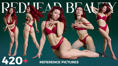 420 Redhead Beauty Poses + 30% OFF in the description!