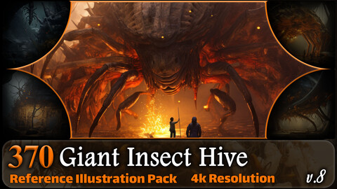 370 Giant Insect Hive Reference Pack | 4K | v.8