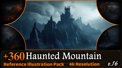 360 Haunted Mountain Reference Pack | 4K | v.16