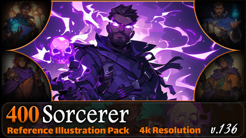 400 Sorcerer Reference Pack | 4K | v.136