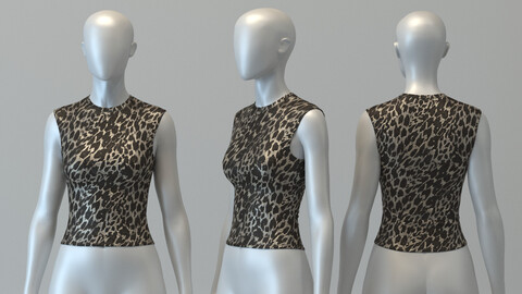 Leopard Printed Top