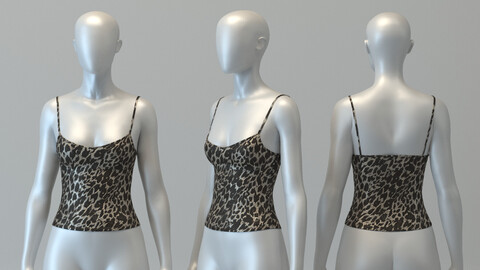 Leopard Print Tank Top