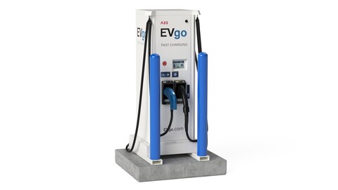 Electric Vehicle Charging Station EV GO 5 3D Model