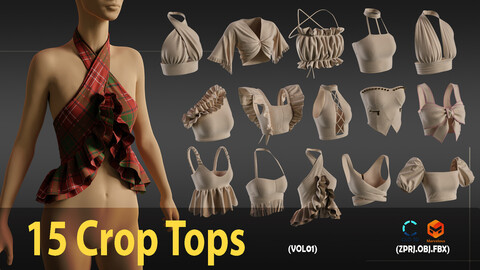 15 Crop Tops (P37) - Marvelous / CLO