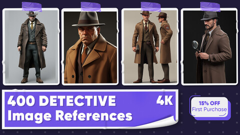 400 Detective Image References - Vol 01