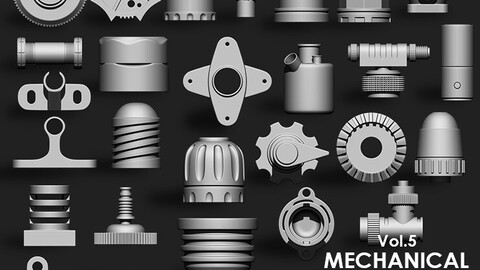 Mechanical Parts IMM Brush Pack (30 in One) Vol. 5