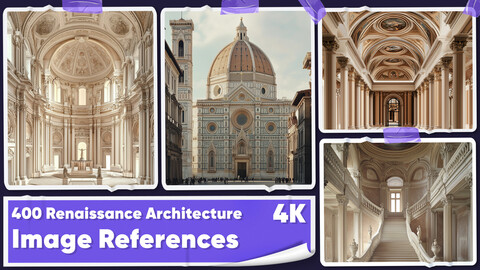 400 Renaissance Architecture Image References - Vol 01