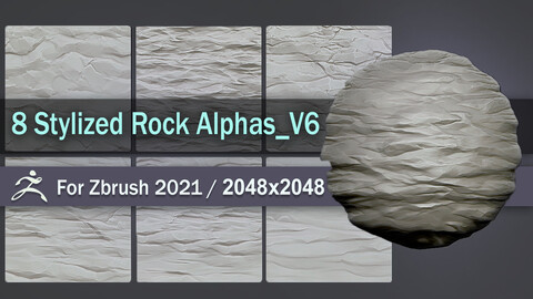 Stylized Rock Alphas_V6