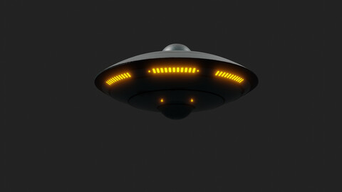 UFO 3D + FBX + 4K UHD Video Animation for VFX productions