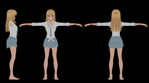 Marin Kitagawa Anime Version 3D Model