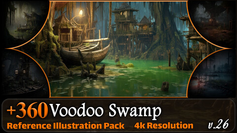 360 Voodoo Swamp Reference Pack | 4K | v.26