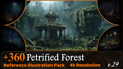 360 Petrified Forest Reference Pack | 4K | v.29