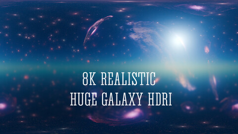 Realistic Sky and Huge Galaxy HDRi