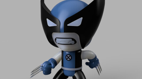 Marvel Mini Wolverine / New Fantastic 4 (James Howlett)