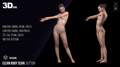 Clean 3D Body Scan | Sutton Underwear