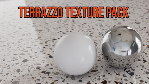 PBR - TERRAZZO TEXTURE PACK +8 - 4K MATERIAL