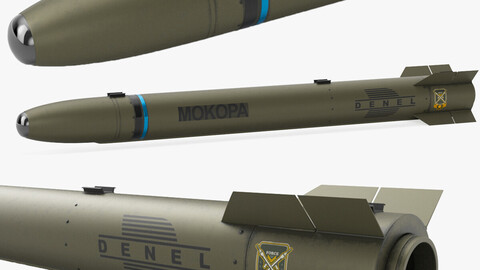 Mokopa Anti Tank Missile | 3D Model