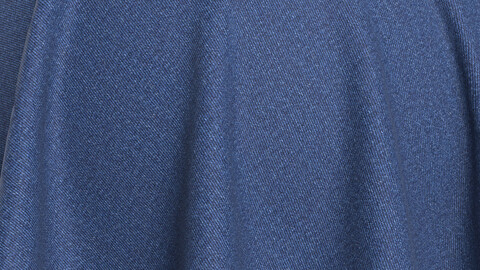 Woven Denim Indigo Colored Fabric BCWDEN04025