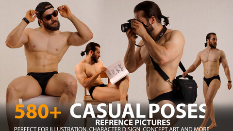 580+ Casual Male Pose Reference Pictures