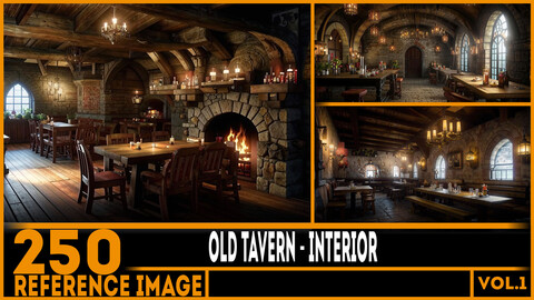 250 ART - Old Tavern Interior - Reference 6K Package vol.1