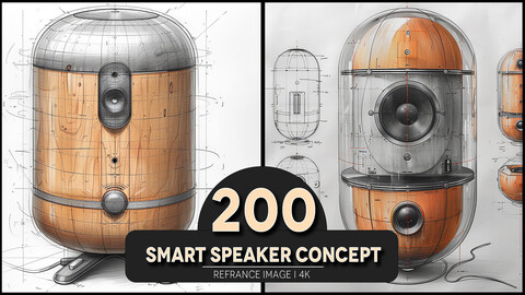 Smart Speaker Concept 4K Reference/Concept Images