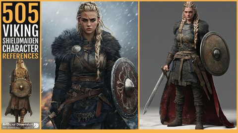 505 Viking Shieldmaiden Character