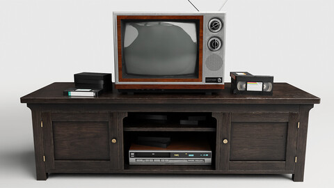 TV Set 80s Asset