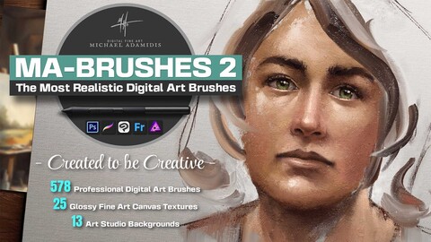 MA-BRUSHES 2 - The Most Realistic Digital Art Painting Brushes!