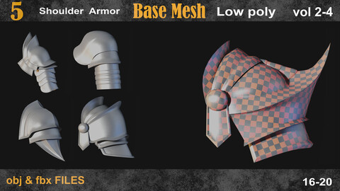 5 Shoulder Armor Basemesh vol 2-04