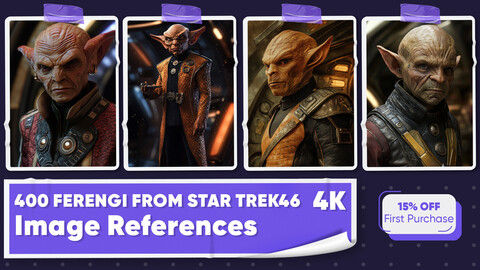 400 Ferengi From Star Trek46 Image References - Vol 01