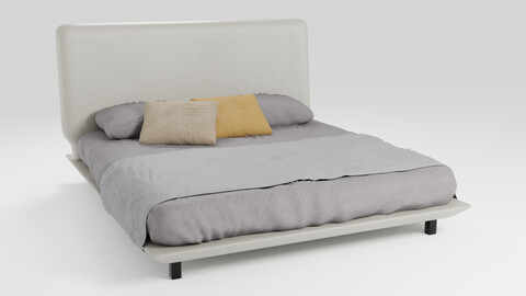 VITA bed is the perfect combination of tenderness and luxury