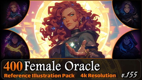 400 Female Oracle Reference Pack | 4K | v.155