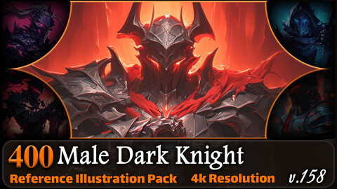 400 Male Dark Knight Reference Pack | 4K | v.158