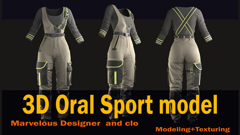 Oral Sport model(Project file: *zprj *OBJ *FBX) + texture