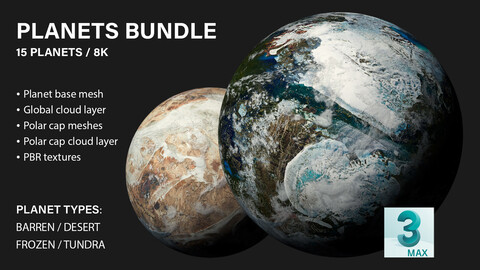 CODE: NORTHLOGIC5K - Planets Bundle - 15 Planets / 8K