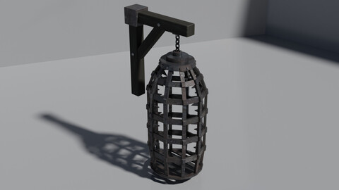 Dungeon Cage Medievel - .FBX .OBJ .STL