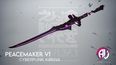 Cyberpunk Katana - Peacemaker