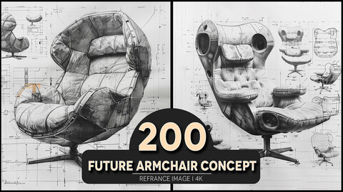 Future Armchair Concept 4K Reference/Concept Images