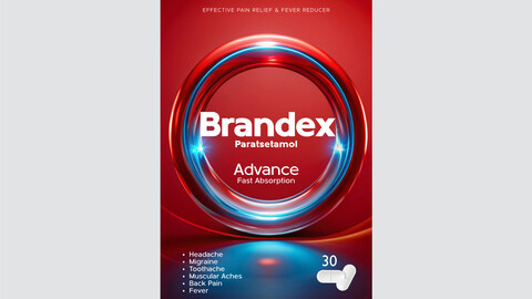 Brandex Pharmaceutical Label Collection – 8 Customizable Drug Label Designs (EPS)