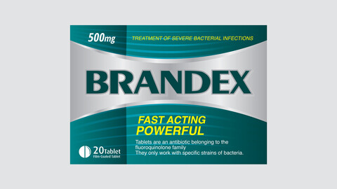 Brandex Medicinal Label Collection – Professional Drug Packaging Designs (EPS)